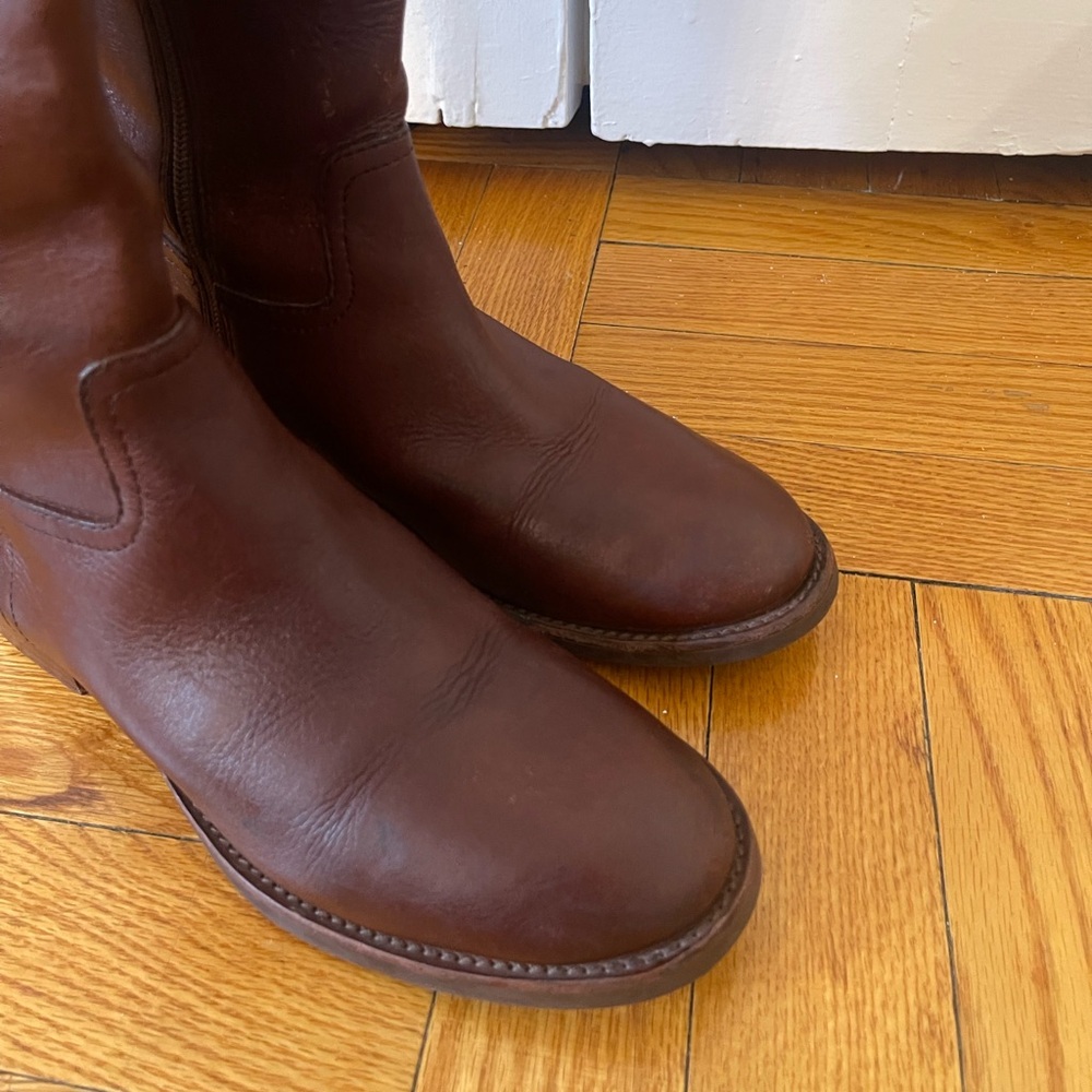 Tory Burch Brown Over the Knee Equestrian Boots - Picture 5 of 12